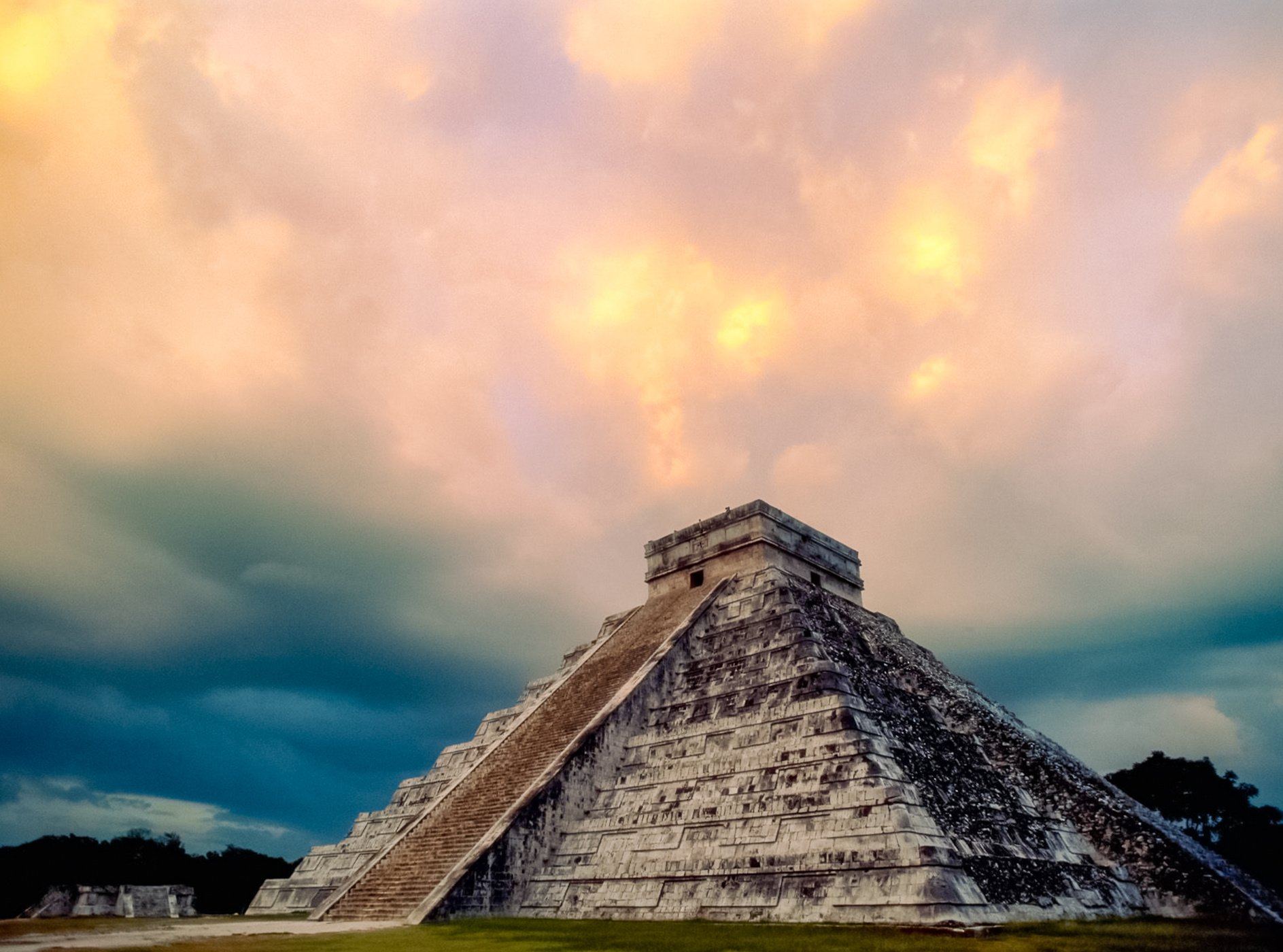 Mexican Pyramids of Mayan Civilization.